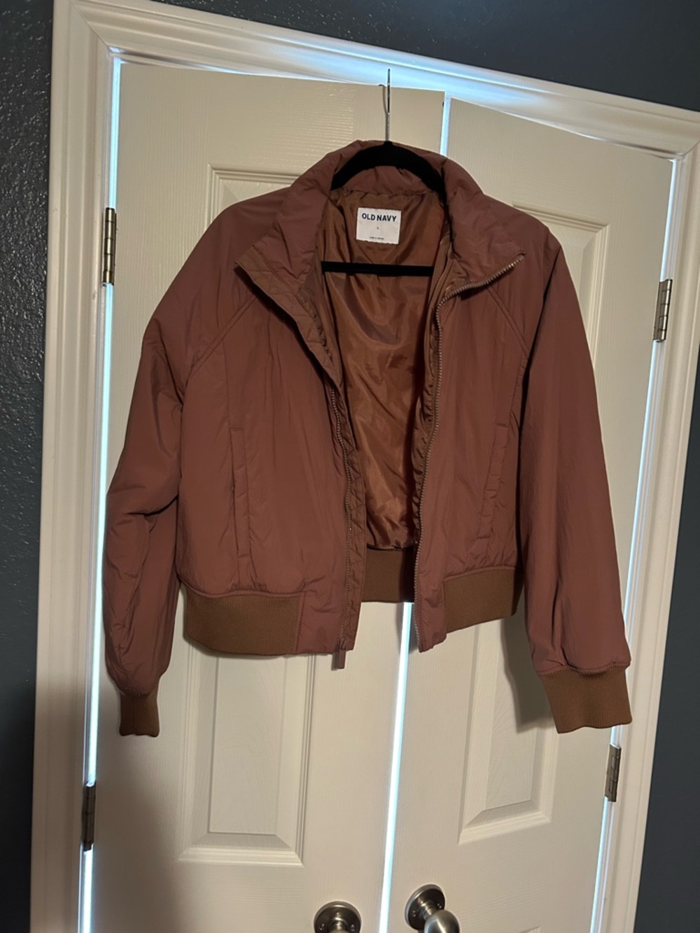 Old Navy Women's Dusty Rose Bomber Jacket